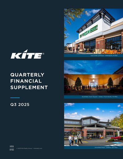 Thumbnail Kite Realty Quarterly Report 2025-q3
