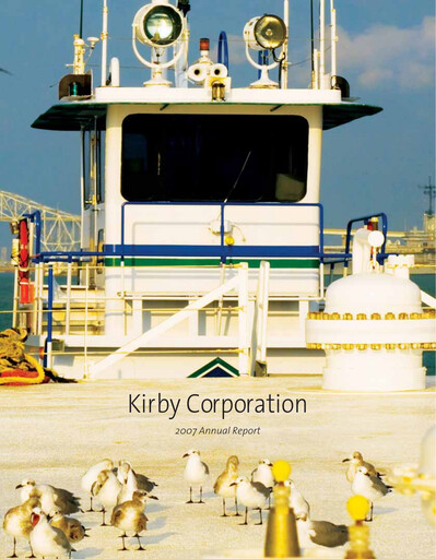 Thumbnail Kirby Corporation
 Annual Report 2007