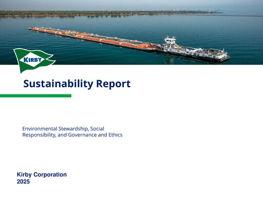 Thumbnail Kirby Corporation
 Sustainability Report 2025