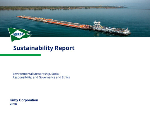 Thumbnail Kirby Corporation
 Sustainability Report 2026