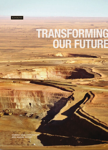 Thumbnail Kinross Gold
 Annual Report 2010