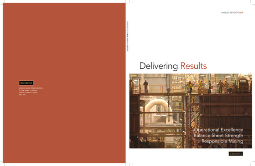 Thumbnail Kinross Gold
 Annual Report 2014
