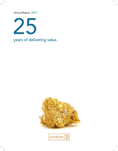 Thumbnail Kinross Gold
 Annual Report 2017