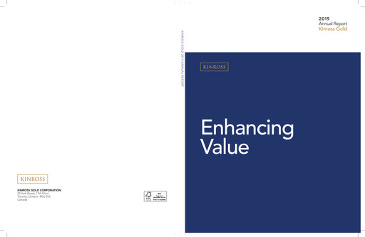 Thumbnail Kinross Gold
 Annual Report 2019