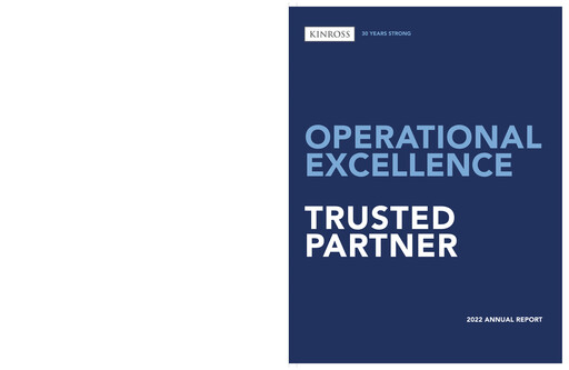 Thumbnail Kinross Gold
 Annual Report 2022