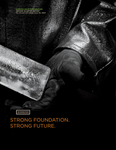 Thumbnail Kinross Gold
 Quarterly Report 2010-q2