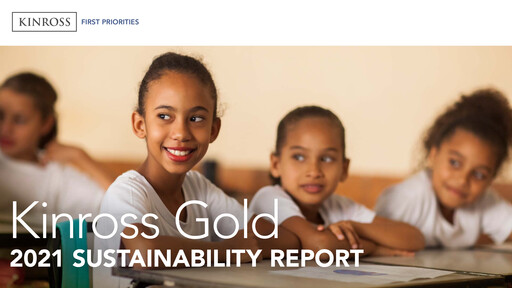 Thumbnail Kinross Gold
 Sustainability Report 2021