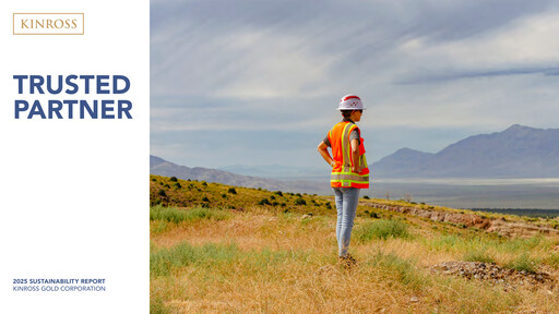 Thumbnail Kinross Gold
 Sustainability Report 2025