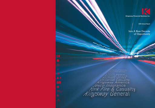 Thumbnail Kingsway Financial Services Annual Report 2005