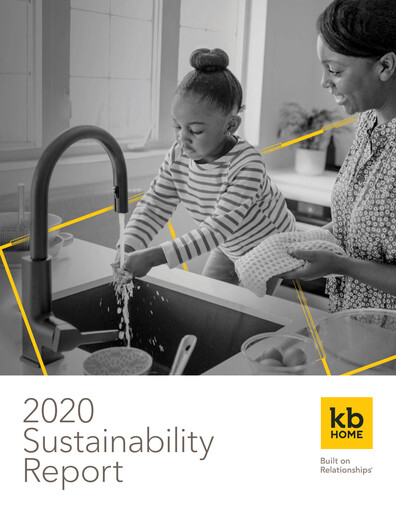 Thumbnail KB Home
 Sustainability Report 2020