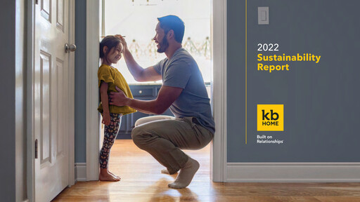 Thumbnail KB Home
 Sustainability Report 2022