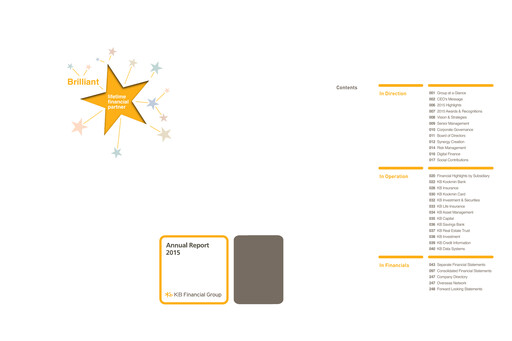 Thumbnail KB Financial Group Annual Report 2015