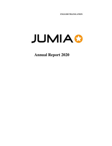 Thumbnail Jumia Annual Report 2020