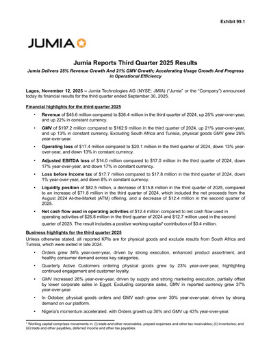 Thumbnail Jumia Quarterly Report 2025-q3