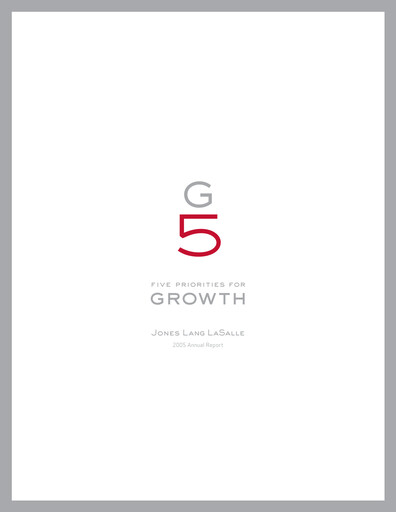 Thumbnail Jones Lang LaSalle Annual Report 2005