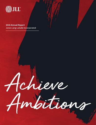 Thumbnail Jones Lang LaSalle Annual Report 2016
