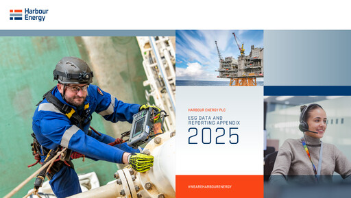 Thumbnail Harbour Energy ESG Report 2025