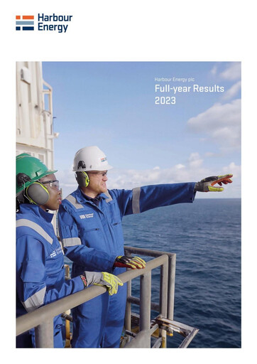 Thumbnail Harbour Energy Financial Report 2023