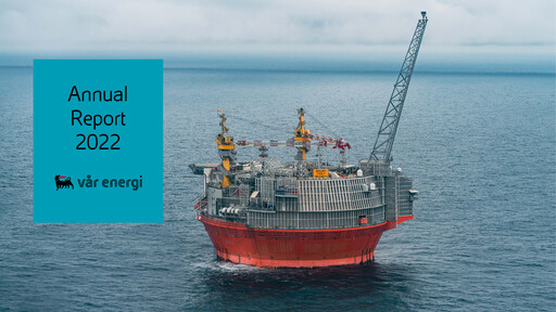 Thumbnail Vår Energi Annual Report 2022