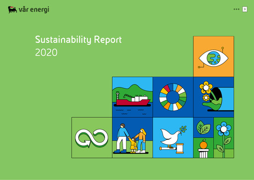 Thumbnail Vår Energi Sustainability Report 2020