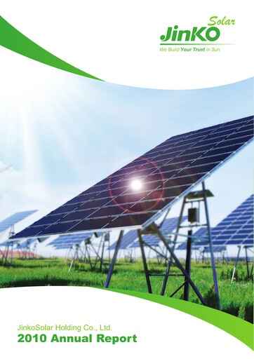 Thumbnail Jinko Solar Annual Report 2010