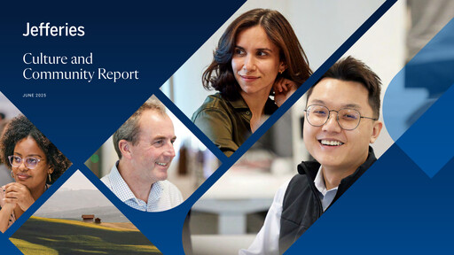 Thumbnail Jefferies Financial Group
 Sustainability Report 2024