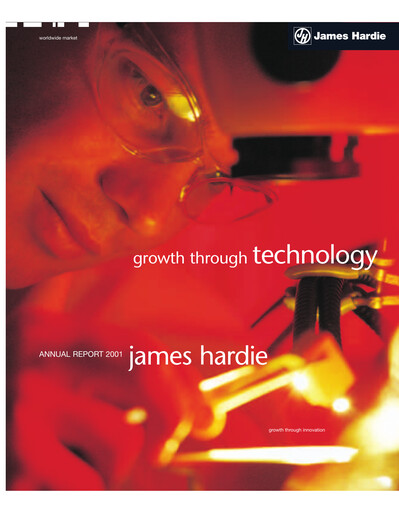 Thumbnail James Hardie Industries
 Annual Report 2001