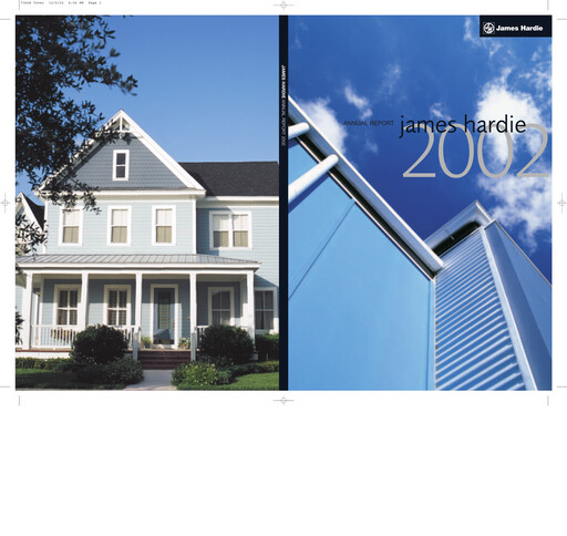 Thumbnail James Hardie Industries
 Annual Report 2002