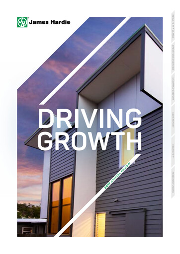 Thumbnail James Hardie Industries
 Annual Report 2017