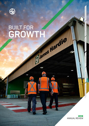 Thumbnail James Hardie Industries
 Annual Report 2018