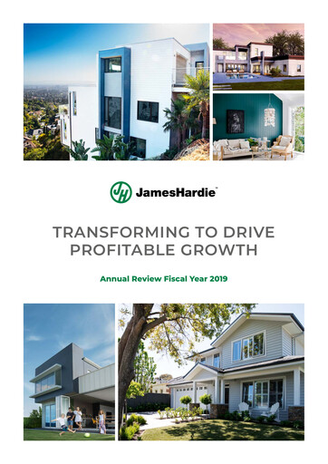 Thumbnail James Hardie Industries
 Annual Report fy2019