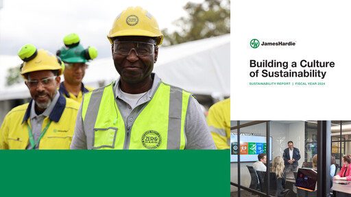 Miniature James Hardie Industries
 Rapport de durabilité fy2024