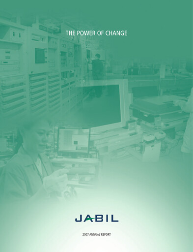 Thumbnail Jabil Annual Report 2007