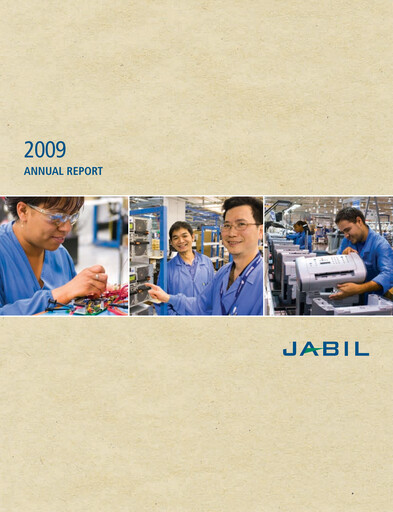 Thumbnail Jabil Annual Report 2009