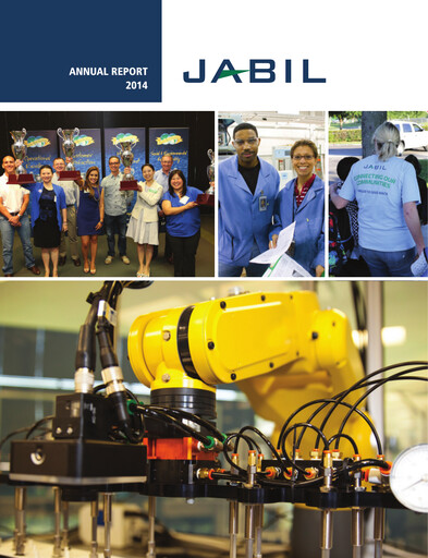 Thumbnail Jabil Annual Report 2014