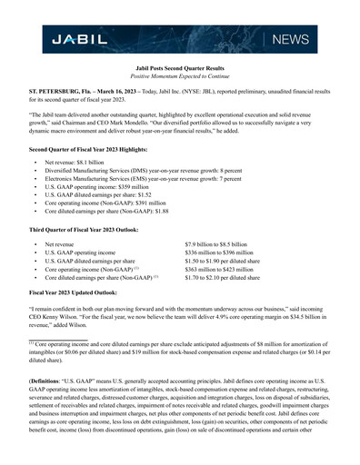 Vorschaubild Jabil Quartalsbericht 2023-q2