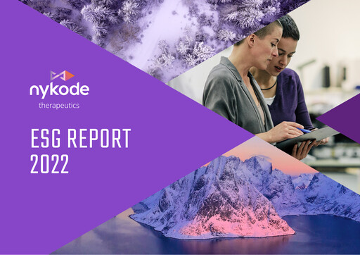 Thumbnail Nykode Therapeutics ESG Report 2022