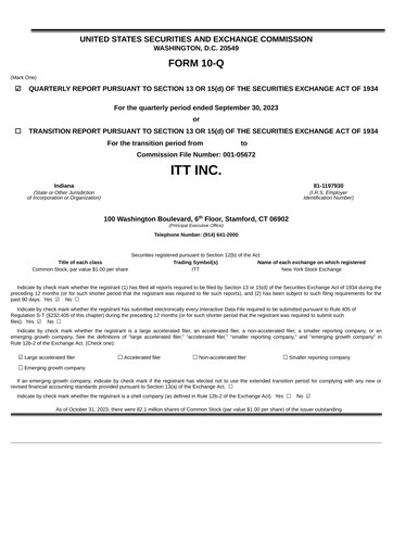 Miniature ITT Rapport trimestriel 2023-q3