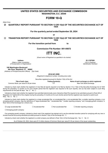 Miniature ITT Rapport trimestriel 2024-q3