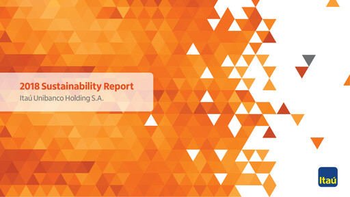 Thumbnail Itaú Unibanco
 Sustainability Report 2018
