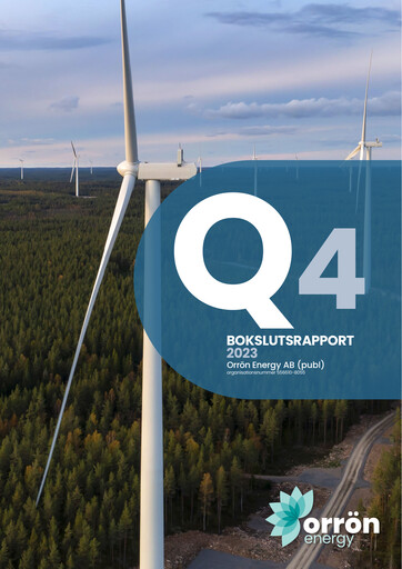 Miniature Orrön Energy Rapport financier 2023