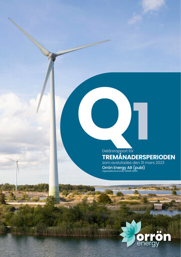 Thumbnail Orrön Energy Quarterly Report 2023-q1