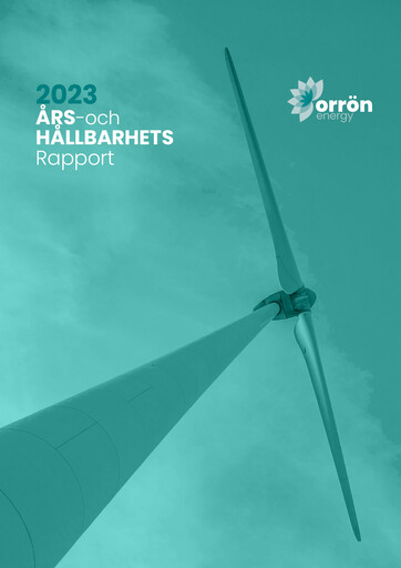 Thumbnail Orrön Energy Sustainability Report 2023
