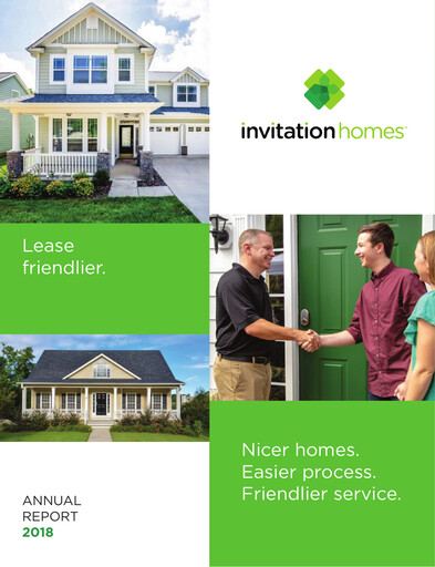 Thumbnail Invitation Homes
 Annual Report 2018