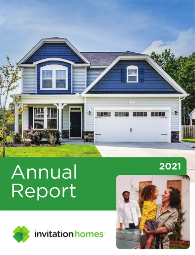 Thumbnail Invitation Homes
 Annual Report 2021