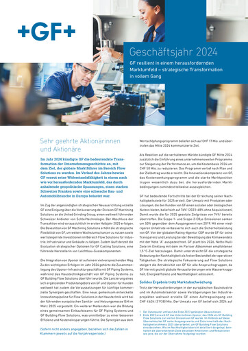 Thumbnail Georg Fischer Annual Report 2024