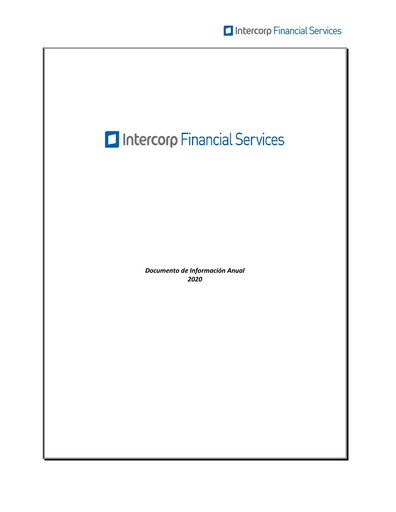 Vorschaubild Intercorp Financial Services Jahresbericht 2020