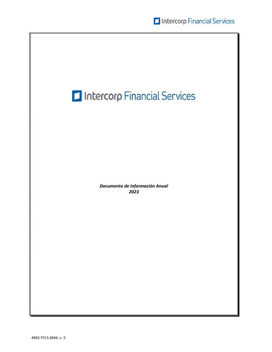 Vorschaubild Intercorp Financial Services Jahresbericht 2023