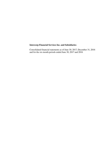 Vorschaubild Intercorp Financial Services Finanzmitteilung 2017-h1