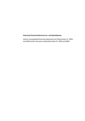 Thumbnail Intercorp Financial Services Financial Statement 2025